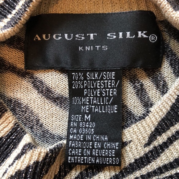 Animal print metallic black & gold silk-blend sweater - Picture 2 of 11